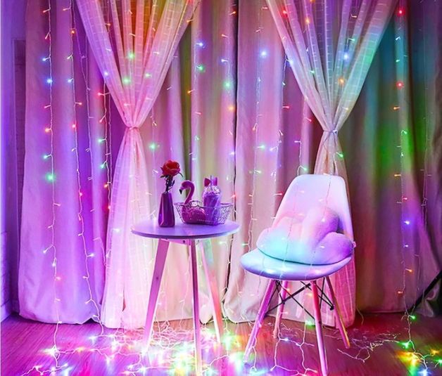 Magicline SNC-717 Animasyonlu Rgb 2x2 Metre 156 Ledli Perde Yılbaşı Süsü