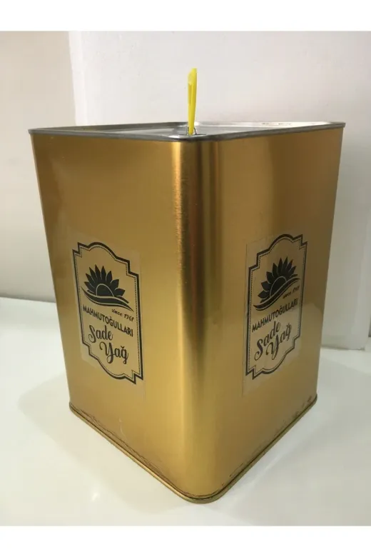 MAHMUTOĞULLARI SADE YAĞ 63636301 Ghee Laktozsuz Gdo’Suz Kazainsiz Doğal Katkısız 5 Kg Teneke Sadeyağ
