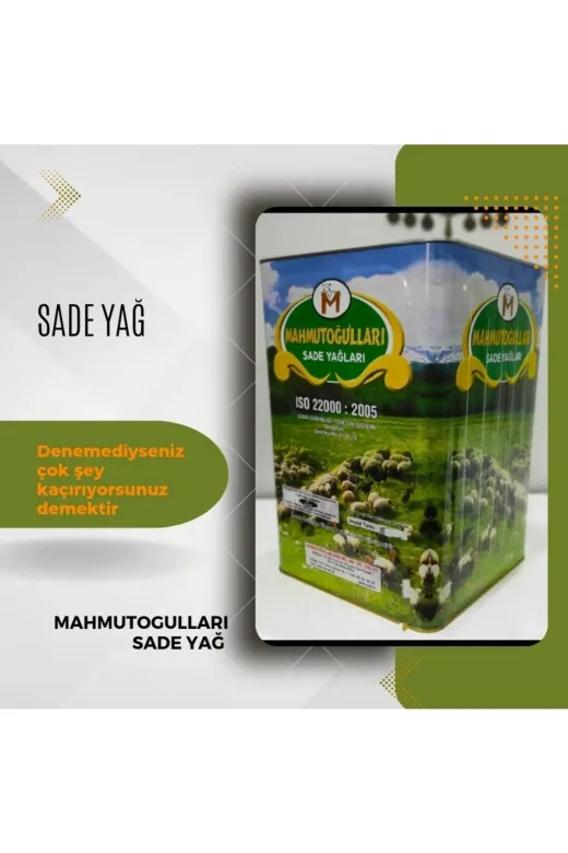 MAHMUTOĞULLARI SADE YAĞ TYC00811961173 Sadeyağ 18 Kg Saf Koyun Sadeyağ Laktozsuz Kazainsiz Gdosuz Urfa Yağı