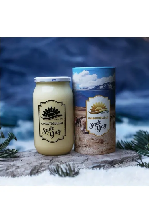 MAHMUTOĞULLARI SADE YAĞ yag6327 Ghee Urfa Sadeyağ Doğal Yağ Saf Yağ 900 Gr Koyun Sadeyağ