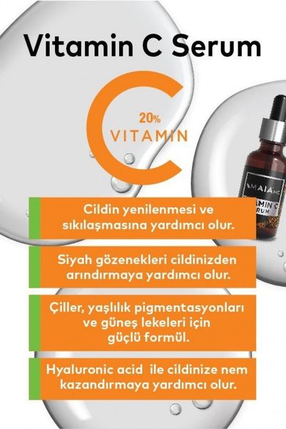 Maia mc maıavitaminc189 Vitamin C Serum 30 Ml