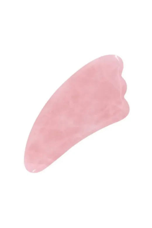 Maranki FGHJU147 Pembe Kuvars Gua Sha Masaj Taşı Model 2