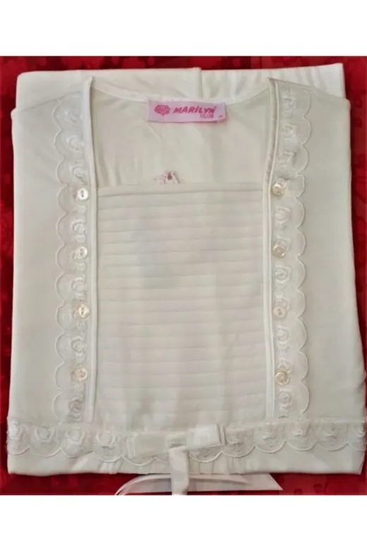 Marilyn 7840 Hamile Pijama Takımı Ekru