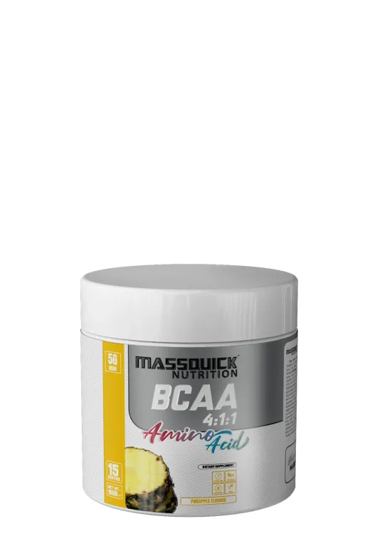 massquick MQ-BCAA-ANANAS-15 Bcaa 4:1:1 Ananas Aromalı - 150G - 15 Servis