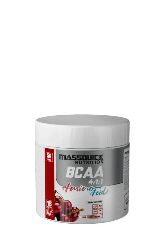massquick MQ-BCAA-VİŞNE-15 Bcaa 4:1:1 Vişne Aromalı - 150G - 15 Servis