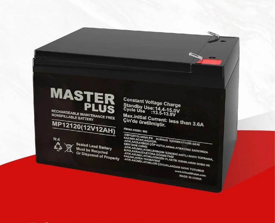 Masterplus 12V12Ah Kuru Akü Mp1212