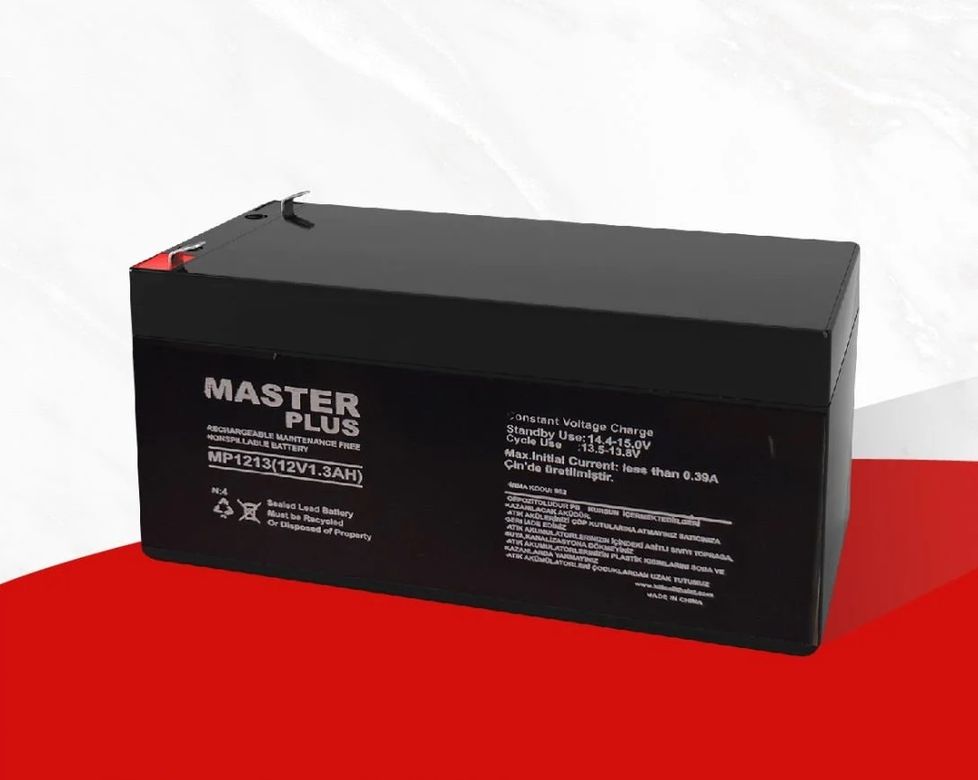 Masterplus 12V1.3Ah Kuru Akü Mp1230