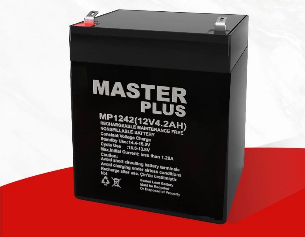 Masterplus 12V4.2Ah Kuru Akü