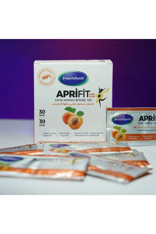 Mecitefendi 152017133-2 Aprifit Form Plus Toz 240 Gr Kayısılı 3'lü Paket - 3 Kutu (90 Şase)