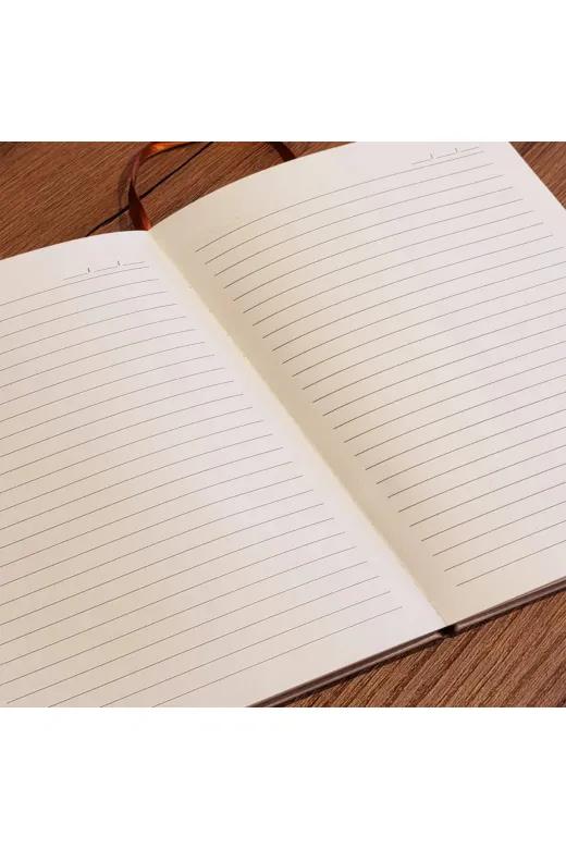 MEKs TTT-24242451621 Desenli Gri Renk Deri Defter