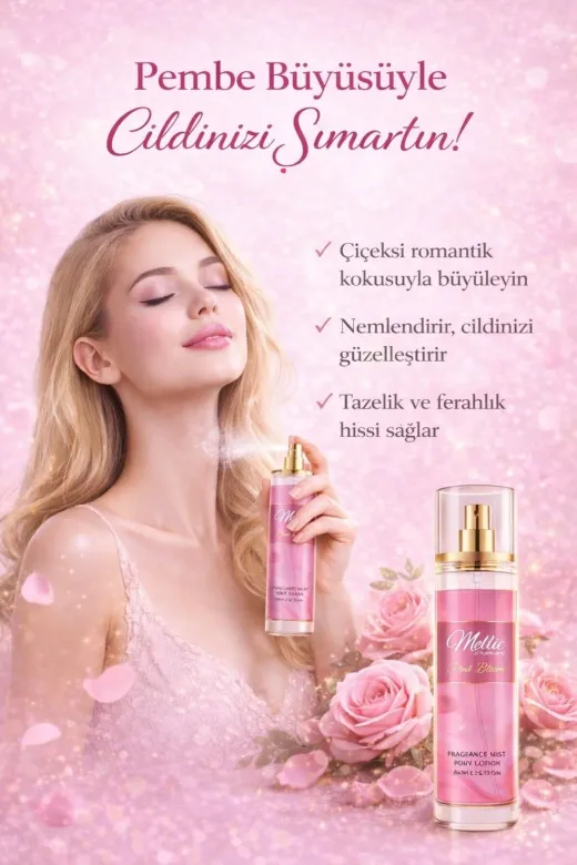 Mellie Professional TYCFA0195C25ED6AED94BCB00 Vanilla Body Mist Kadın Vücut Spreyi 200 Ml
