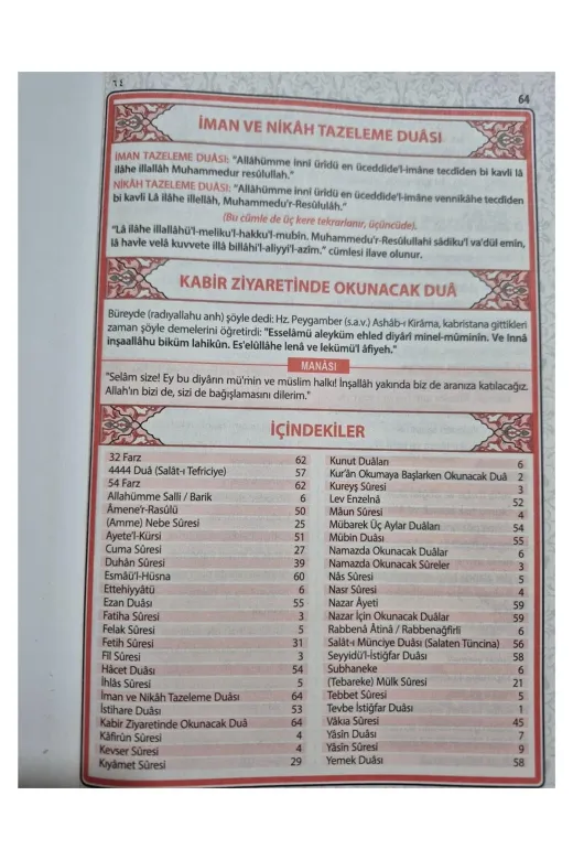 Merve Yayınları yasın046mavı Hediyelik Ekonomik Yasin-I Şerif Mavi Orta Boy 64 Sayfa