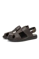 Messina Hakiki Deri Erkek Sandaleti, Hakiki Deri Sandalet, Ortopedik Taban Sandalet, Hafif