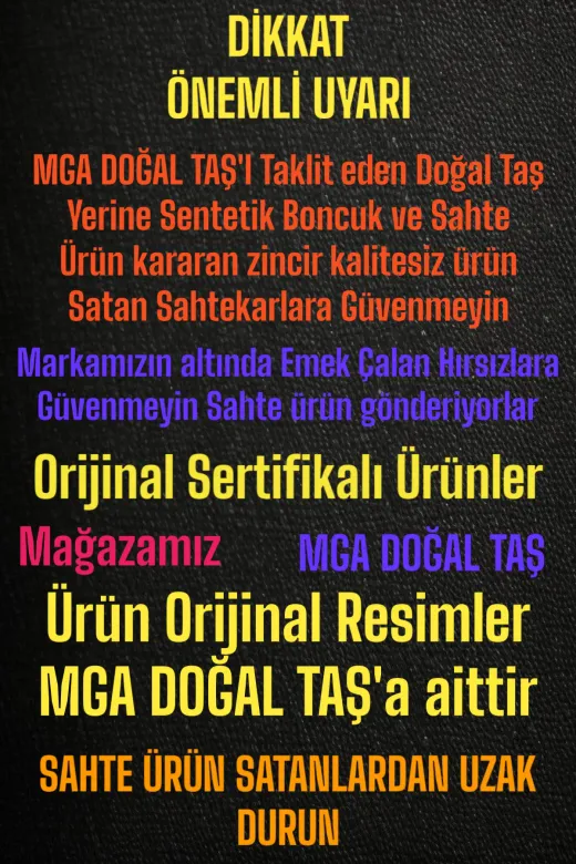 MGA DOĞAL TAŞ MGA000000001325 Kaplan Gözü Tesbih 33' Lük Tesbih Orijinal Doğal Taş Renk Atmaz Faset Kesim 1. Kalite