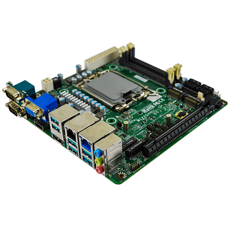 MI225Q6702 Q670E DDR5 TPM2.0 1700 Pin Endüstriyel Mini ITX Anakart