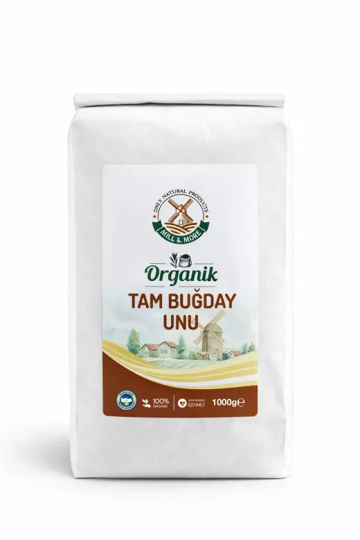 Mill & More Only Natural Products MM-8684438220005 Organik Tam Buğday Unu 1000 G