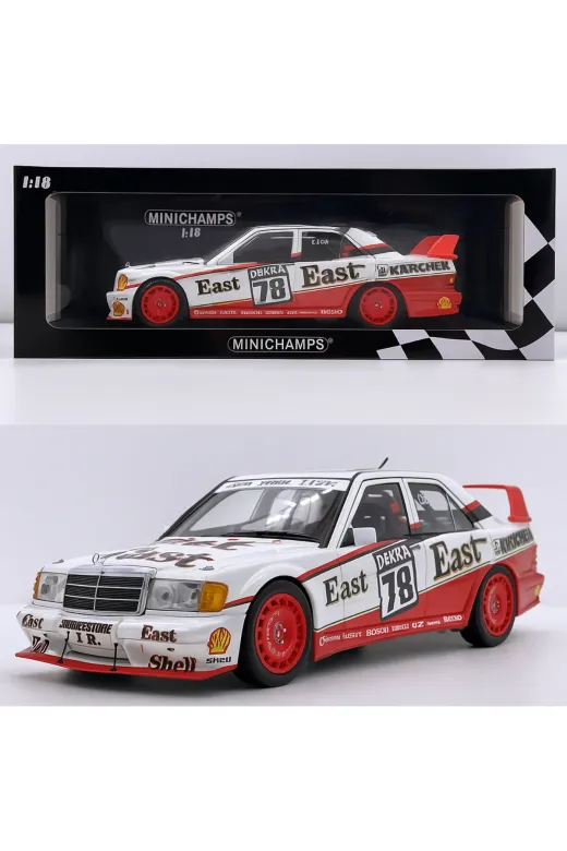 Minichamps elon Mercedes 190E 2.5-16 Evo Ii Dtm – East #78 – Ellen Lohr (1992) Tek Kadın Pilot