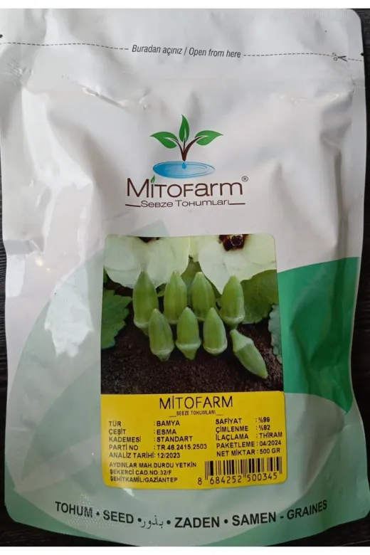 Mitofarm Tohumculuk GHGETGCX Mitofarm Bamya Esma 500Gr