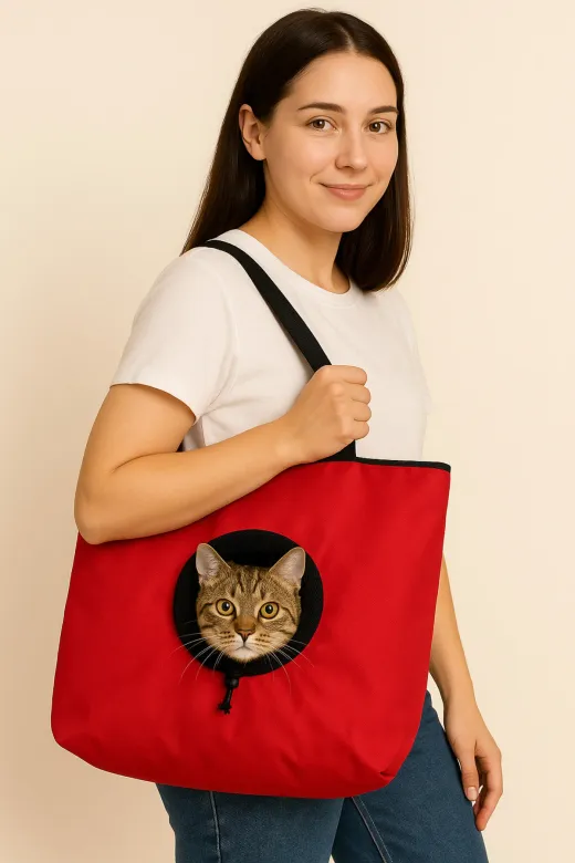 Moda West tasmalıklı Tasma Aparatlı Omuz Ve Kol Askılı Kedi Ve Küçük Irk Köpek Taşıma Kol Çantası