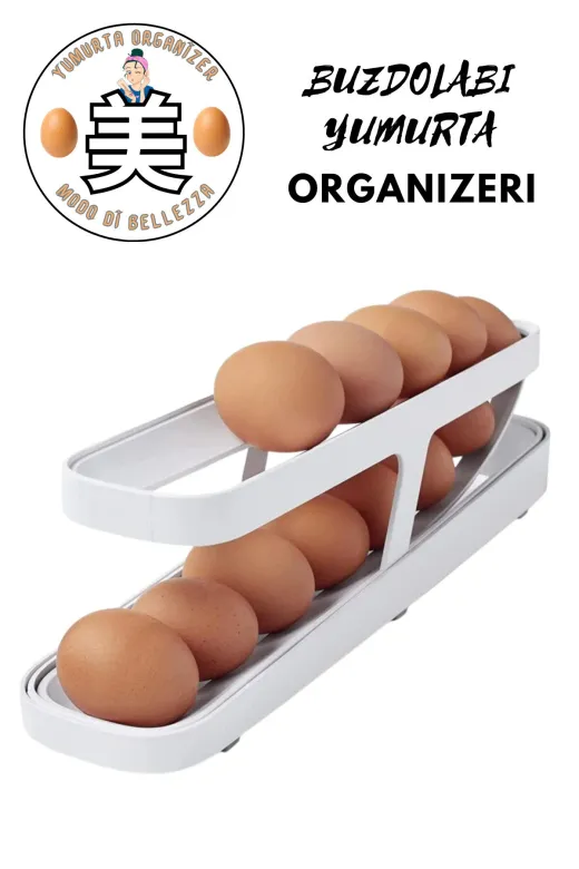 Modo Di Bellezza YUMURTAORGMDB Buzdolabı Yumurta Organizeri 14 Yumurta Kapasiteli Düzenleyici Organizer Saklama Kabı