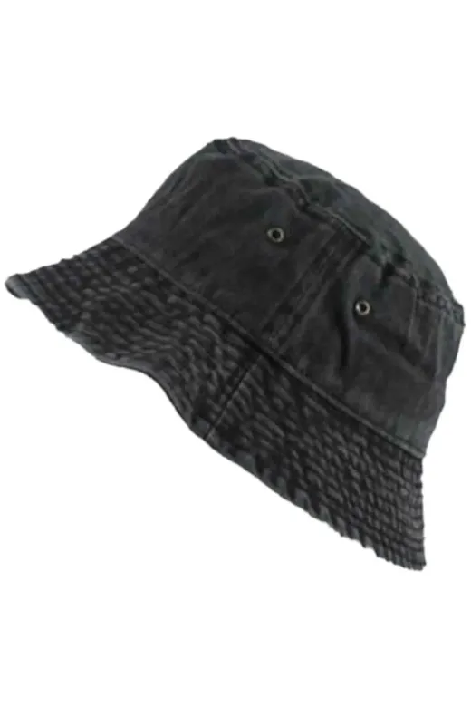 Mood Agenda ESK1903 Unisex Uv Korumalı Pamuklu Eskitme Bucket Şapka