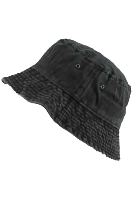 Mood Agenda ESK1903 Unisex Uv Korumalı Pamuklu Eskitme Bucket Şapka