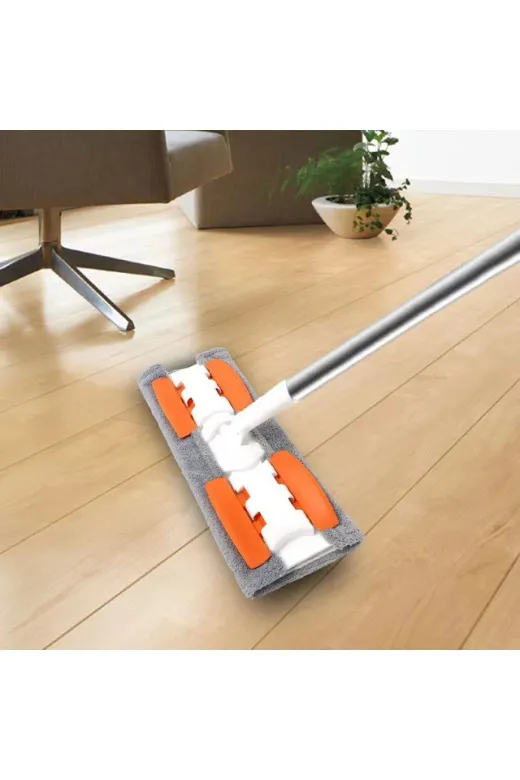 Mop Turuncu Mikrofiber Mandallı