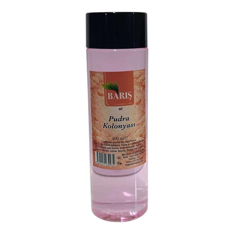 Mor Kayısı BRŞ-PDR-9974 Bariş Pudra Kolonyası 400Ml (60 Derece)