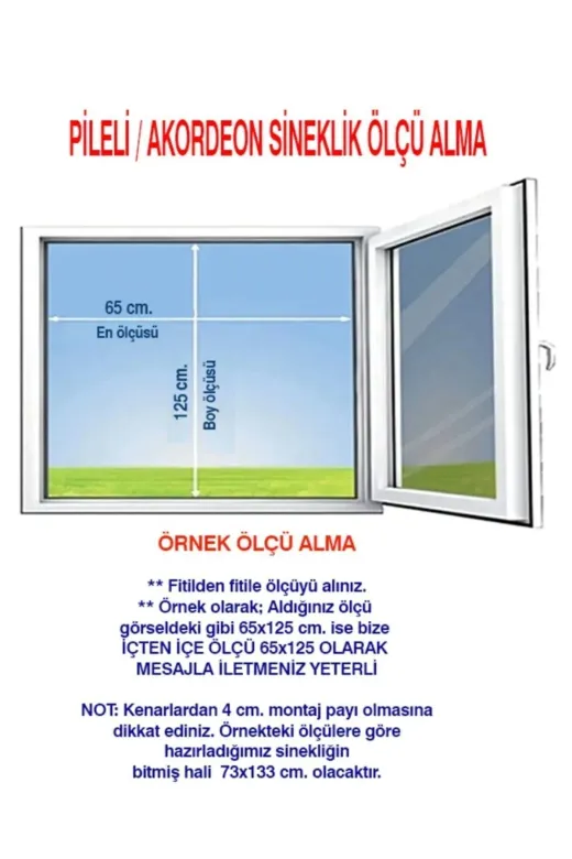 MRV DEKORASYON 8348383838383 Akordiyon Sürgülü Plise Sineklik (0-70X140) (Beyaz,antrasit Gri,kahverengi)