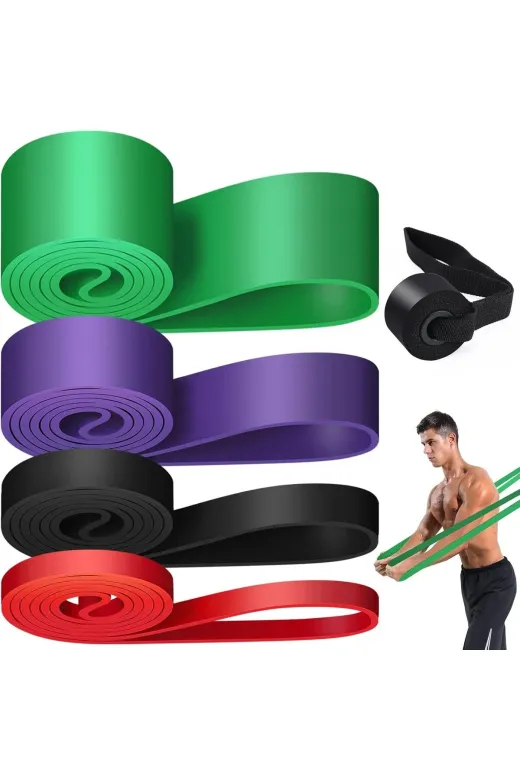 MultiFlexPro DBEKS Direnç Bantları Erkekler Ve Kadınlar Için Fizik Tedavi, Ev Egzersizleri Için Direnç Bandı Seti
