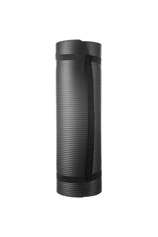 MultiFlexPro MF191 Konfor Zemin 10 Mm Pilates Minderi Taşıma Askılı Pilates Yoga Matı Minderi Seti 10 Mm Siyah