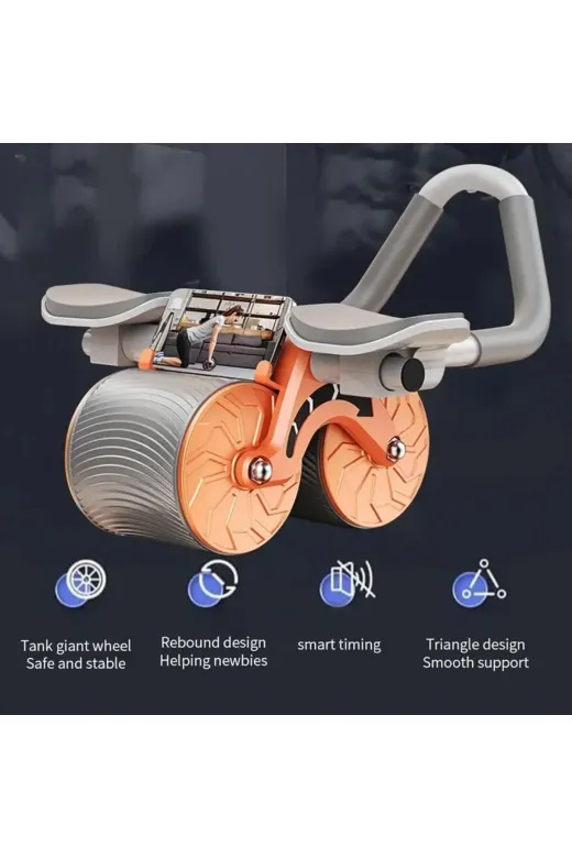 MultiFlexPro MFÇ12 Ab Wheel Roller Çek Bırak Dirsek Destekli Mekik Aleti Karın Egzersiz Tekeri 2025 Ab Whell