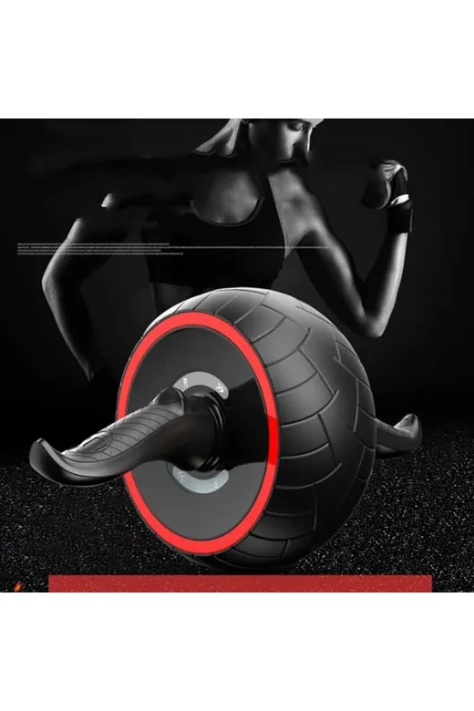 MultiFlexPro YNS Ab Wheel Roller Geniş Karın Kası Tekerleği, Oto Frenli Fitness Gövde Egzersizi Tekerleği Spor Aleti