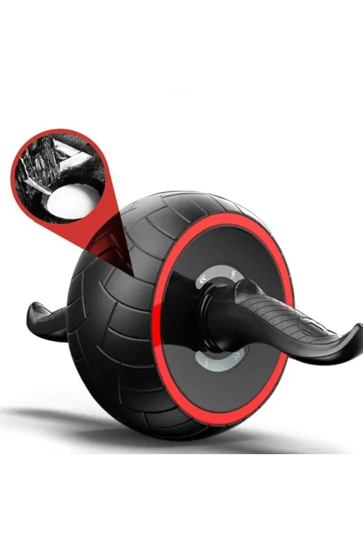 MultiFlexPro YNS Ab Wheel Roller Geniş Karın Kası Tekerleği, Oto Frenli Fitness Gövde Egzersizi Tekerleği Spor Aleti