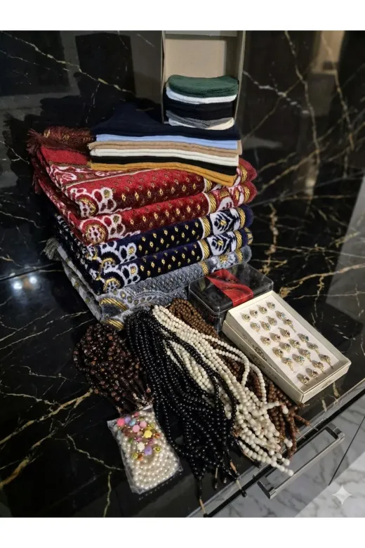 MyReal hcset001 Ekonomik Hac Umre Çeyizlik Hediyelik 24 Kişilik Defne Set