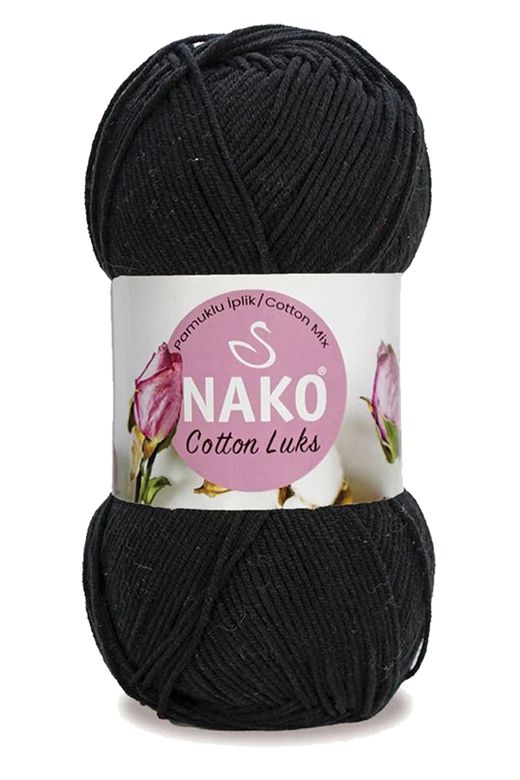 Nako RT-RYL-HMR16135 5 Adet Cotton Lüks Yelek Tunik Kazak Bluz Hırka İpi Yünü Siyah 97568