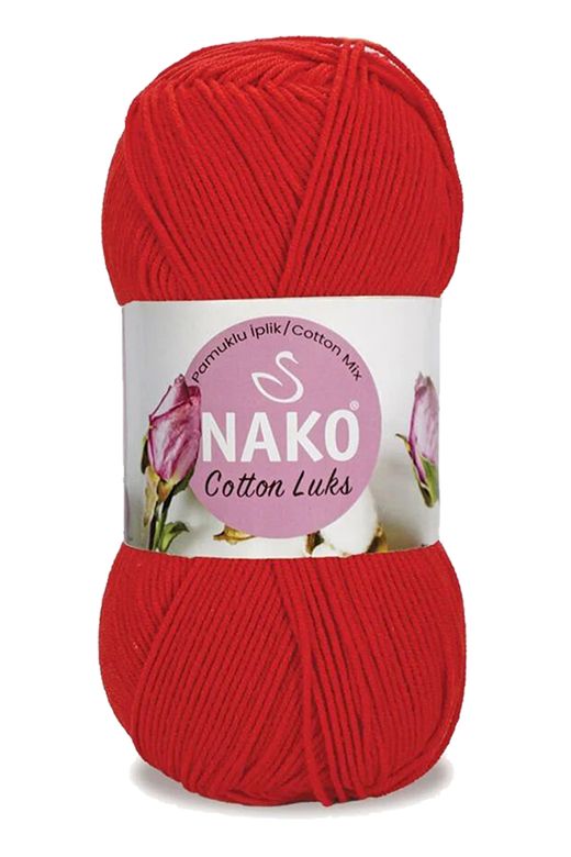 Nako RT-RYL-HMR16144 5 Adet Cotton Lüks Yelek Tunik Kazak Bluz Hırka İpi Yünü Kırmızı 97573