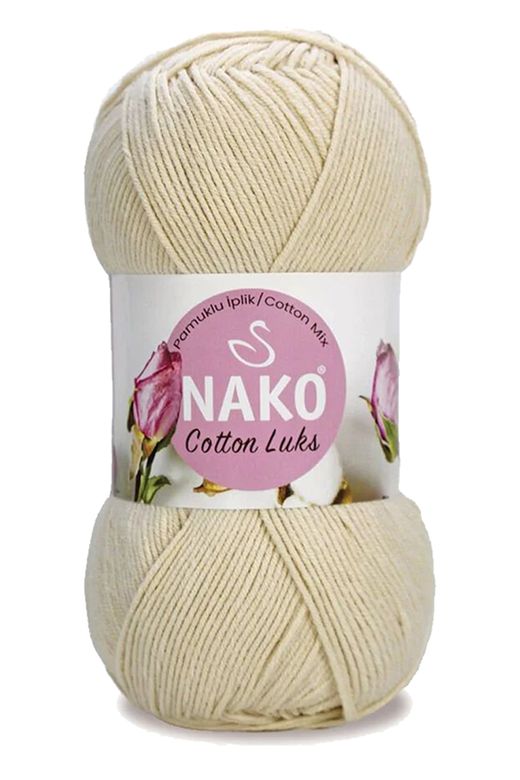 Nako RT-RYL-HMR16146 5 Adet Cotton Lüks Yelek Tunik Kazak Bluz Hırka İpi Yünü Açık Bej 97543