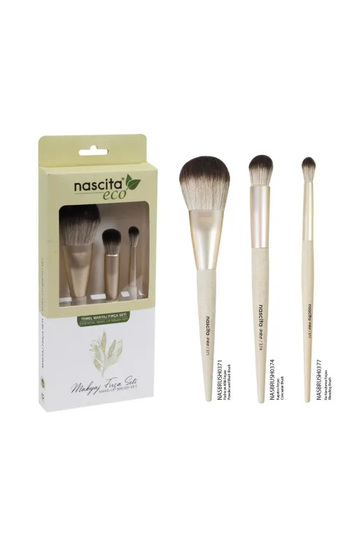 Nascita NASBRUSHSET75 Eco Temel Makyaj Fırça Seti - 75