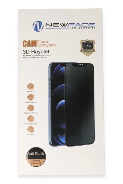 Newface Huawei P40 Lite 3D Antistatik Hayalet Cam Ekran Koruyucu