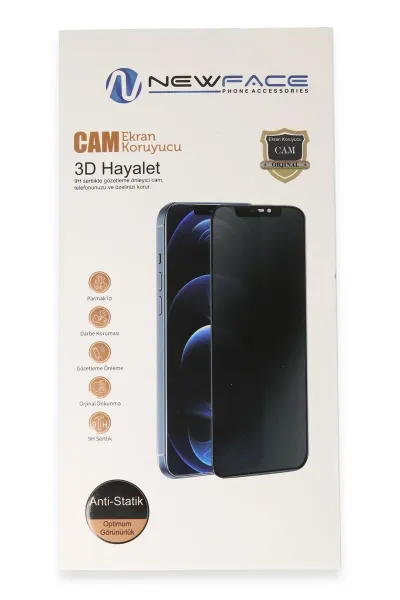 Newface Samsung Galaxy A05 3D Antistatik Hayalet Cam Ekran Koruyucu