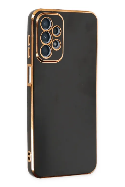Newface Samsung Galaxy A23 4G Kılıf Volet Silikon - Siyah