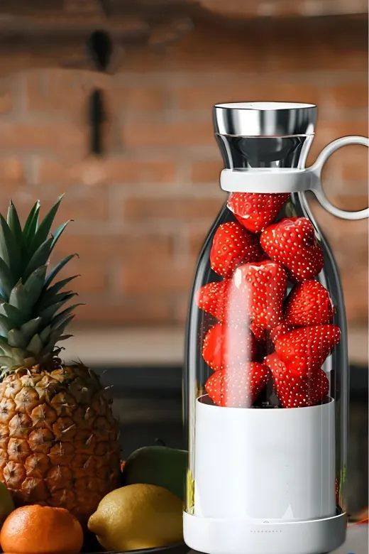 Nikadu MM-A579CM4 Taşınabilir Blender Şişe Smoothie, Shake Yapıcı, Mini Blender Usb Şarj Edilebilir