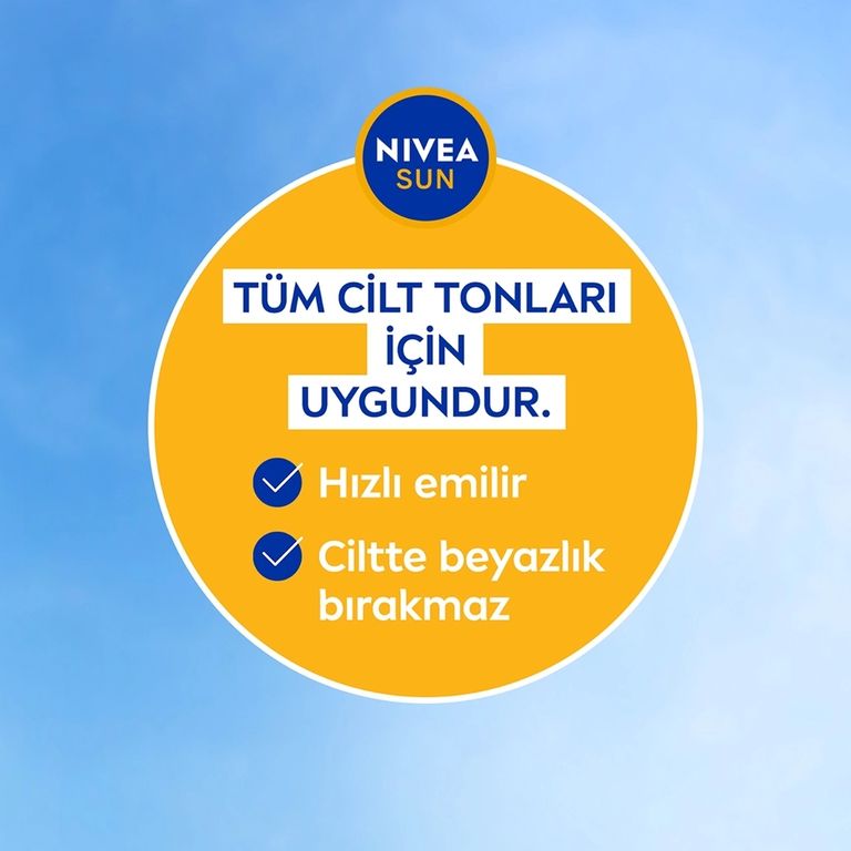 NIVEA 10200689 Sun Bebekler İçin Hassas Koruma Güneş Roll-On 50Spf 50 Ml