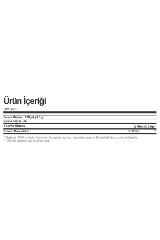 Nutrend 8594014-868302 Creatine Monohidrat 300 Gr 85 Servis