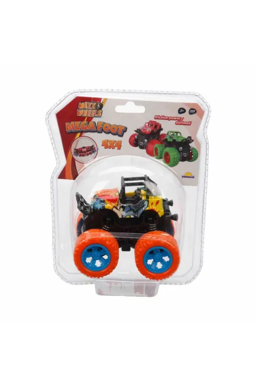 NW NessiWorld ahmetxmlS00003450 Nessiworld Maxx Wheels Big Foot 4X4 Sürtmeli Araba