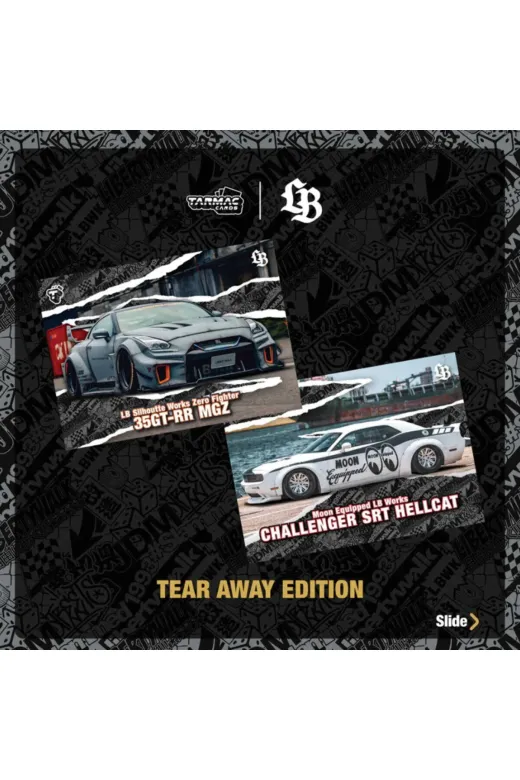 NW NessiWorld casaxmlTC-LBC-01 Nessiworld Tarmac Cards Liberty Walk Koleksiyonluk Kartları Cilt 01 Kutu Tc-Lbc-01