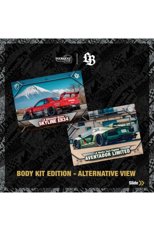 NW NessiWorld casaxmlTC-LBC-01 Nessiworld Tarmac Cards Liberty Walk Koleksiyonluk Kartları Cilt 01 Kutu Tc-Lbc-01
