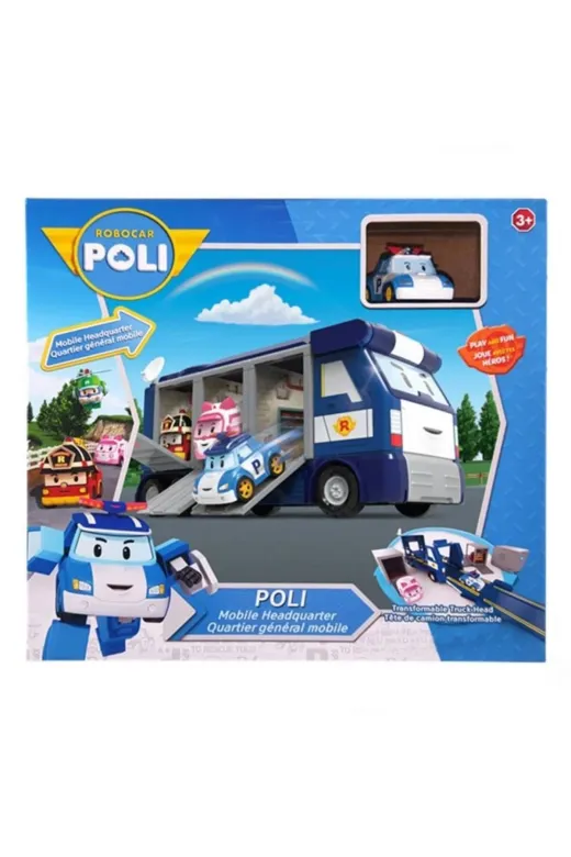 NW NessiWorld DUMXMLPOLI83377 Robocar Poli Ana Merkez Mobil Araç
