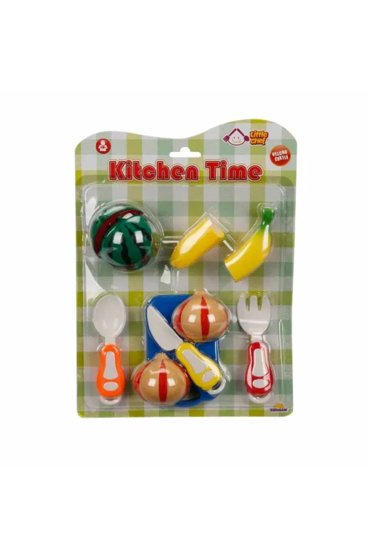 NW NessiWorld mrspancerxmlS00003711 Little Chef Kesme Tahtalı Sebze Ve Meyve Seti